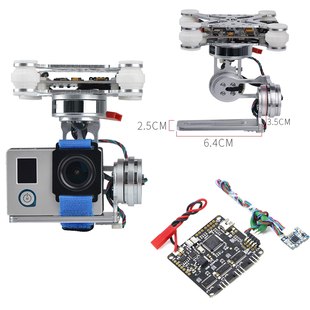 Photography Kit Xiaomi - RCTOSKY 3-Axis Brushless Gimbal Camera Mount