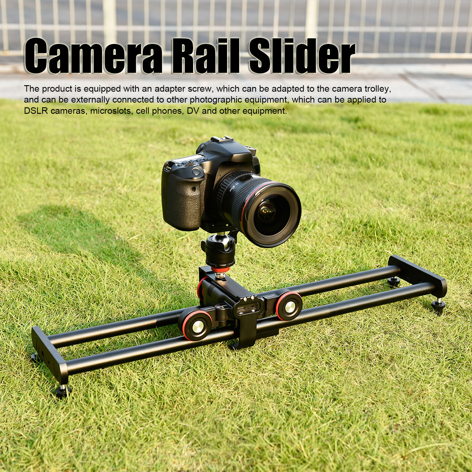 Camera Slider Rail - Video Camera Car App Remote Control