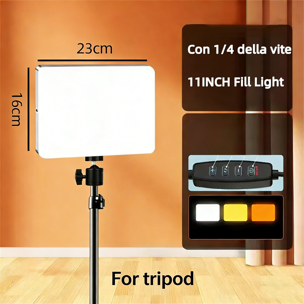Video Led Light Panel - 11 Inch 2700K-6500K LED Panel Light