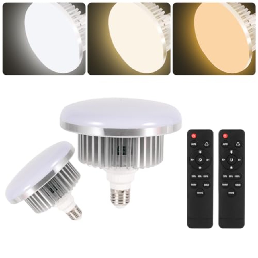 Photography Bulb - 75W Photography Light Bulb Dimmable Tricolor