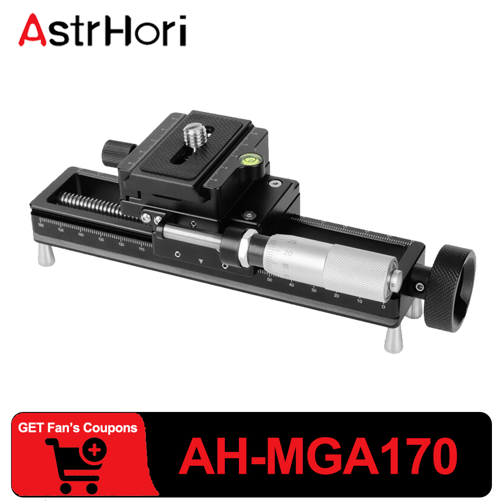 Camera Slider Rail - AstrHori AH-MGA170 Macro Focusing Rail Slider
