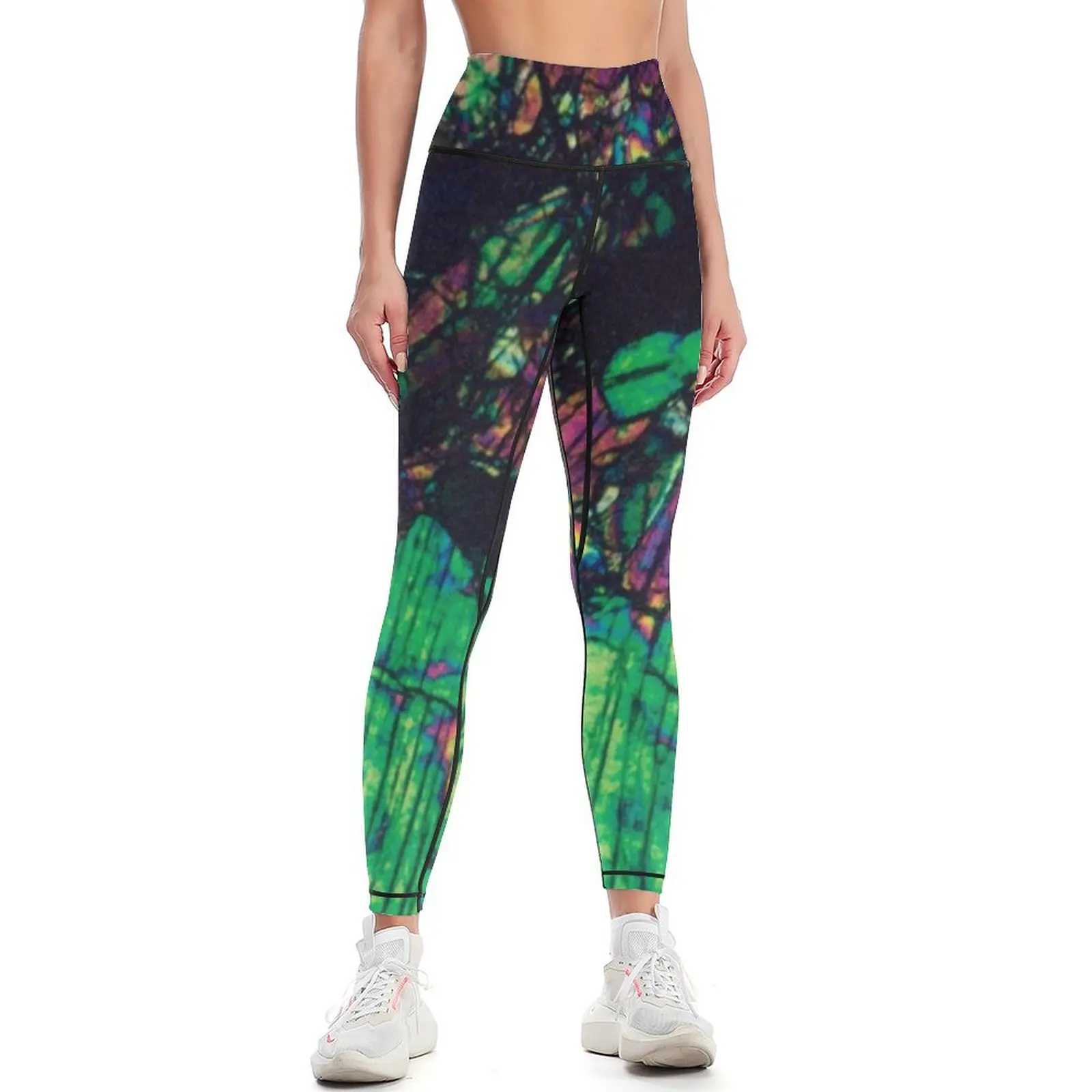 Photography Yoga - Thin section geological art featuring an