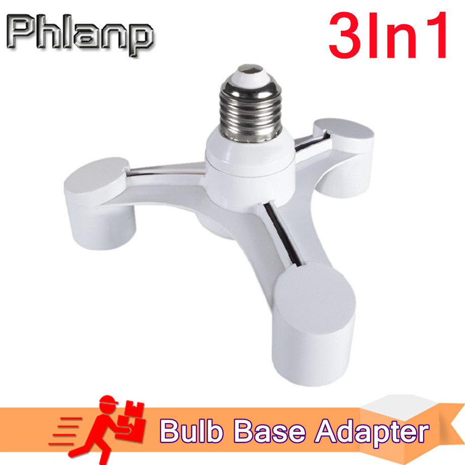 Bulbs Socket 3In1 E27 to E27 e - Photography Bulb avaliação e preço