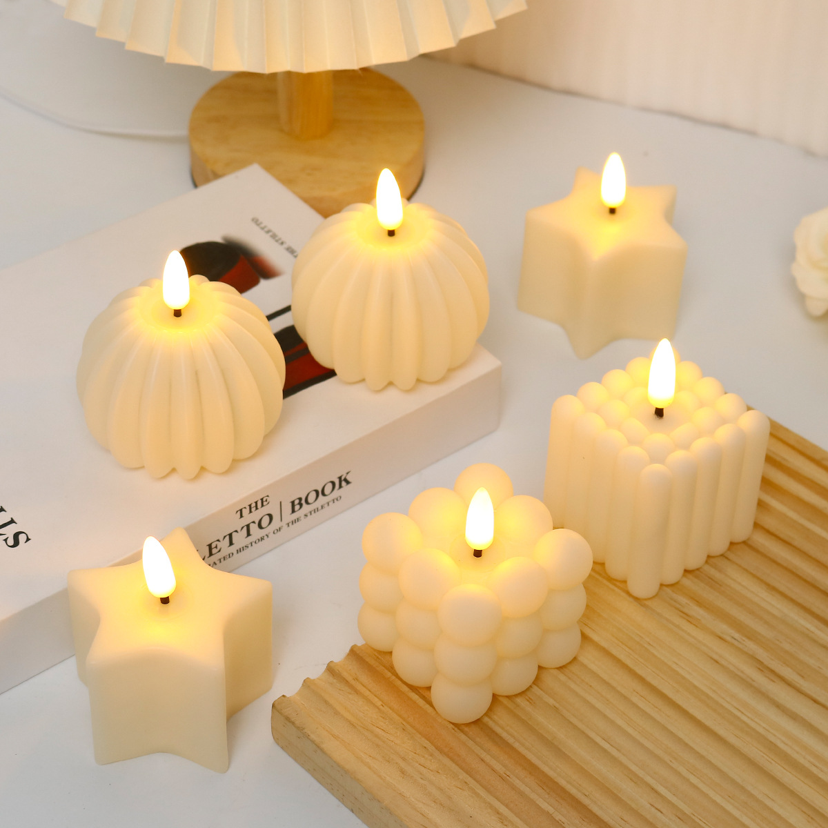 Led Candle  Cube for Wedding,  - Photography Lighting avaliação e preço
