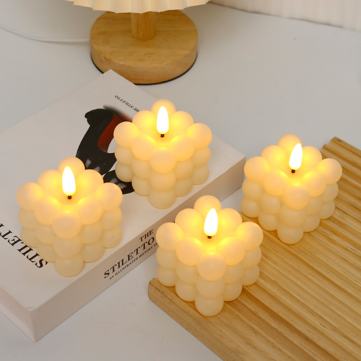 Led Candle  Cube for Wedding,  - Photography Lighting avaliação e preço