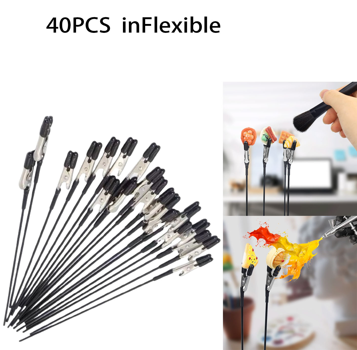 40PCS Alligator Clip Sticks fo - Photography Of War avaliação e preço