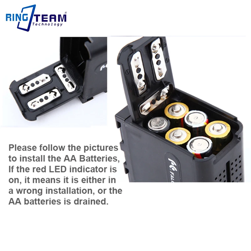 BB-6 BB6 Battery Box Case for  - Video Led Light Panel avaliação e preço