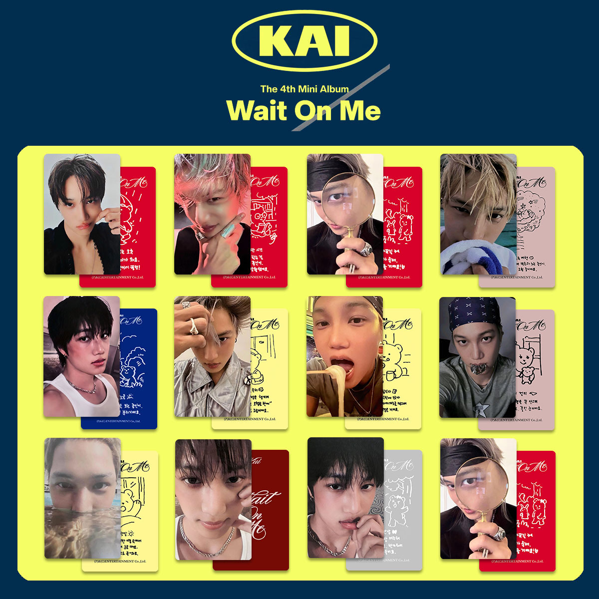 5/6Pcs/Set KAI Idol Boy Solo N - Photography Portfolio avaliação e preço