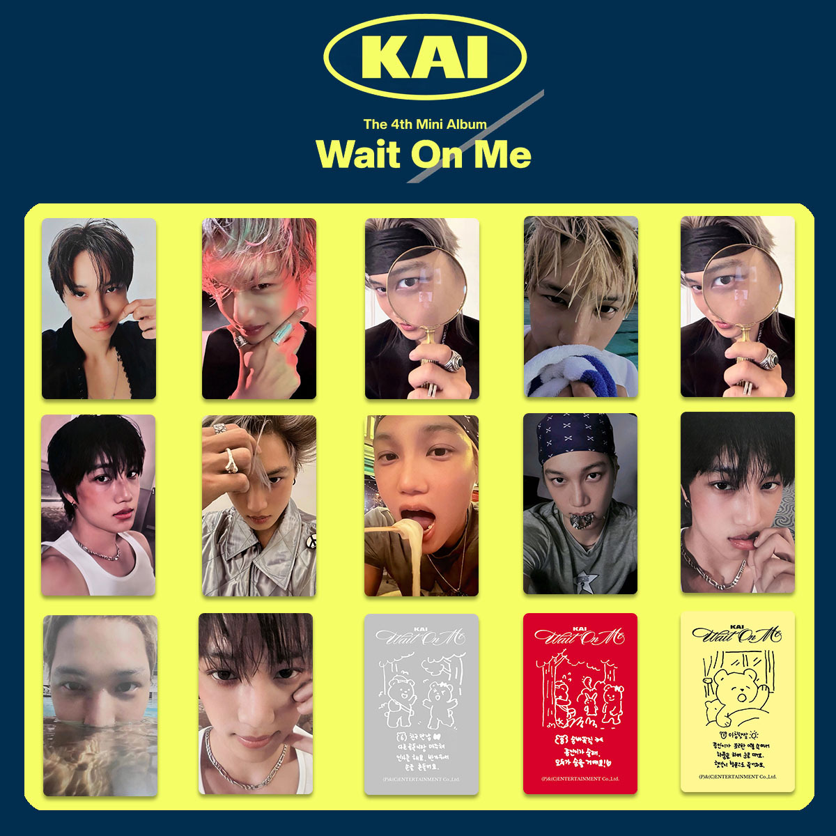 5/6Pcs/Set KAI Idol Boy Solo N - Photography Portfolio avaliação e preço