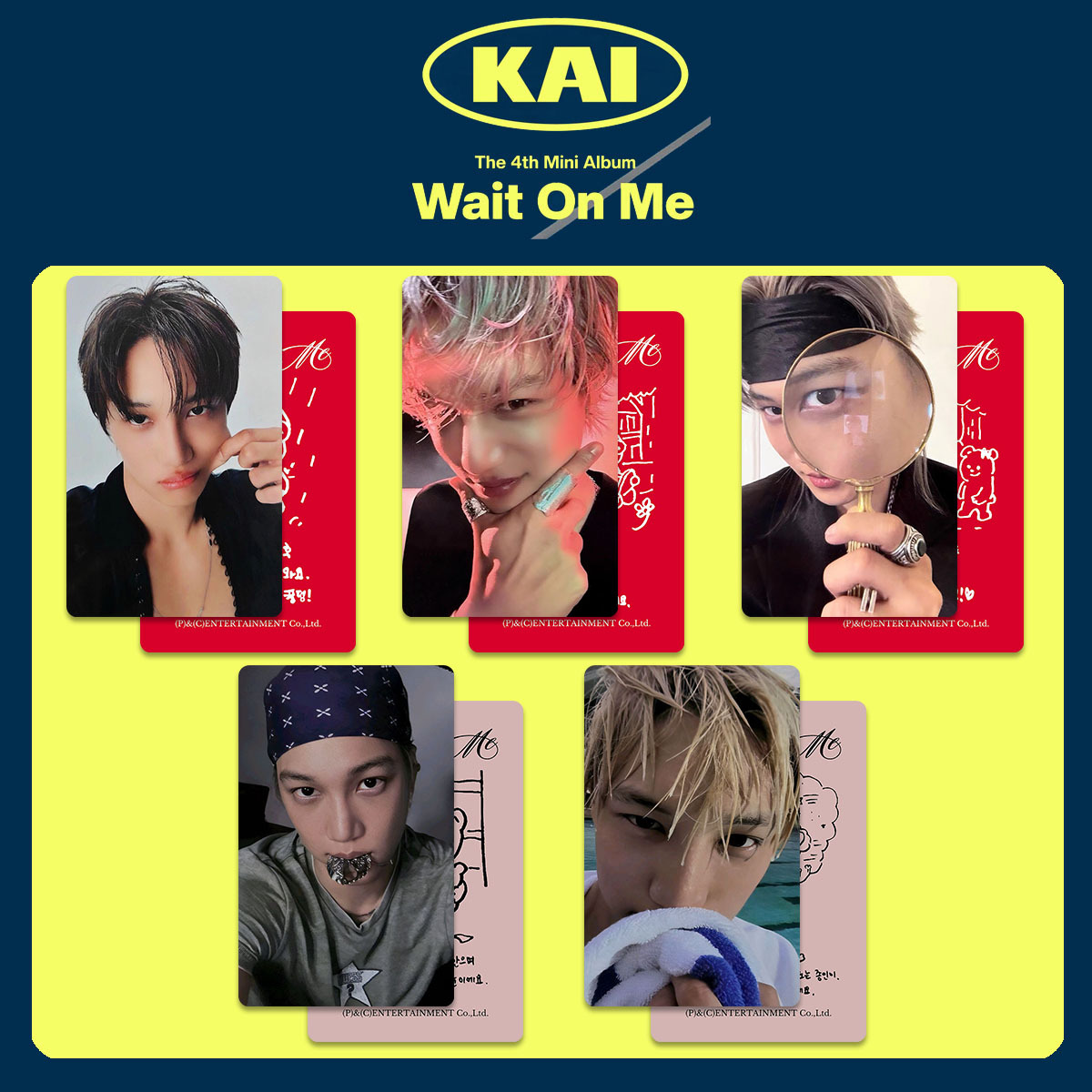5/6Pcs/Set KAI Idol Boy Solo N - Photography Portfolio avaliação e preço