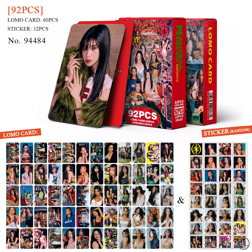 92Pcs/Set Kpop Idol KATSEYE Ne - Photography Portfolio avaliação e preço