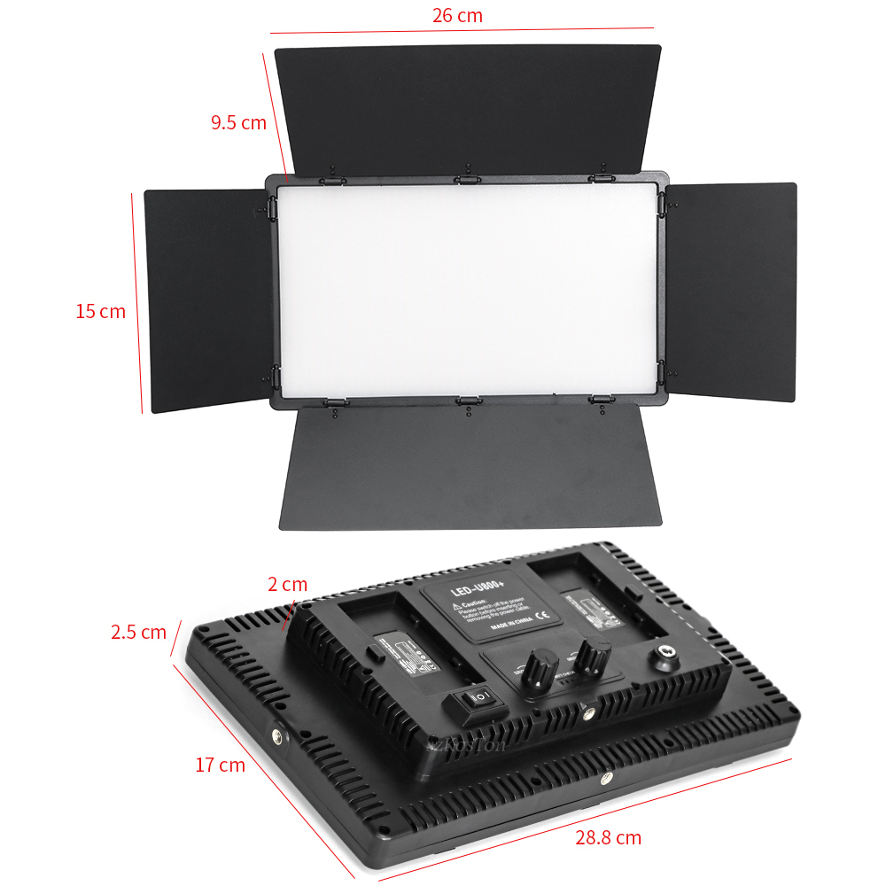 U800 LED Photo Studio Light fo - Video Led Light Panel avaliação e preço