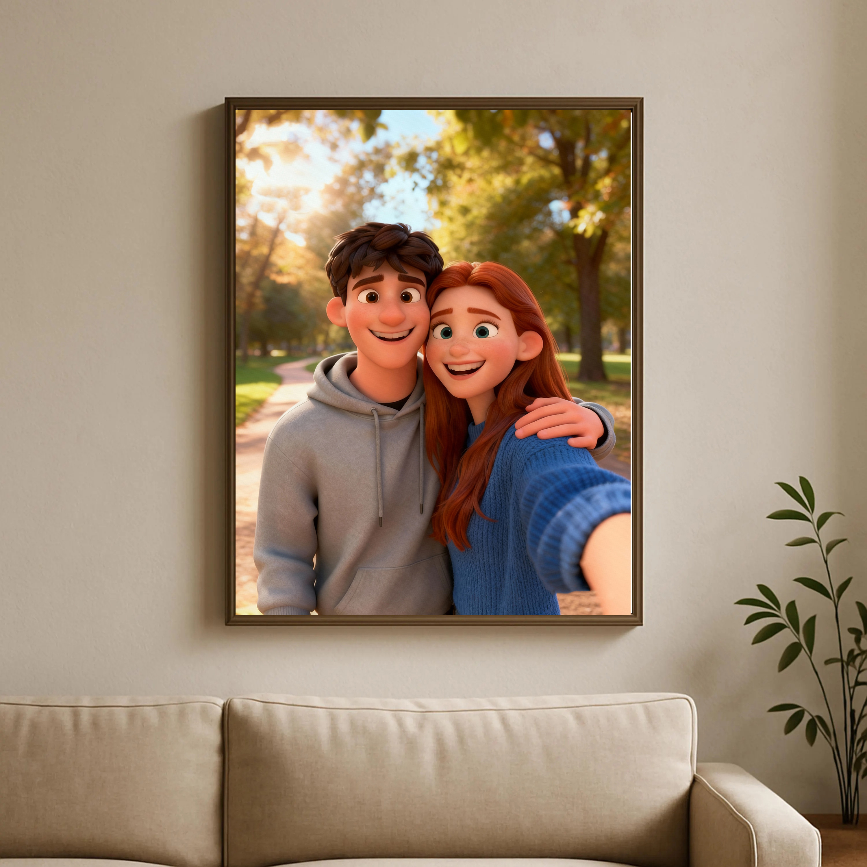 Custom Cartoon-Style Character - Photograph Lyrics avaliação e preço