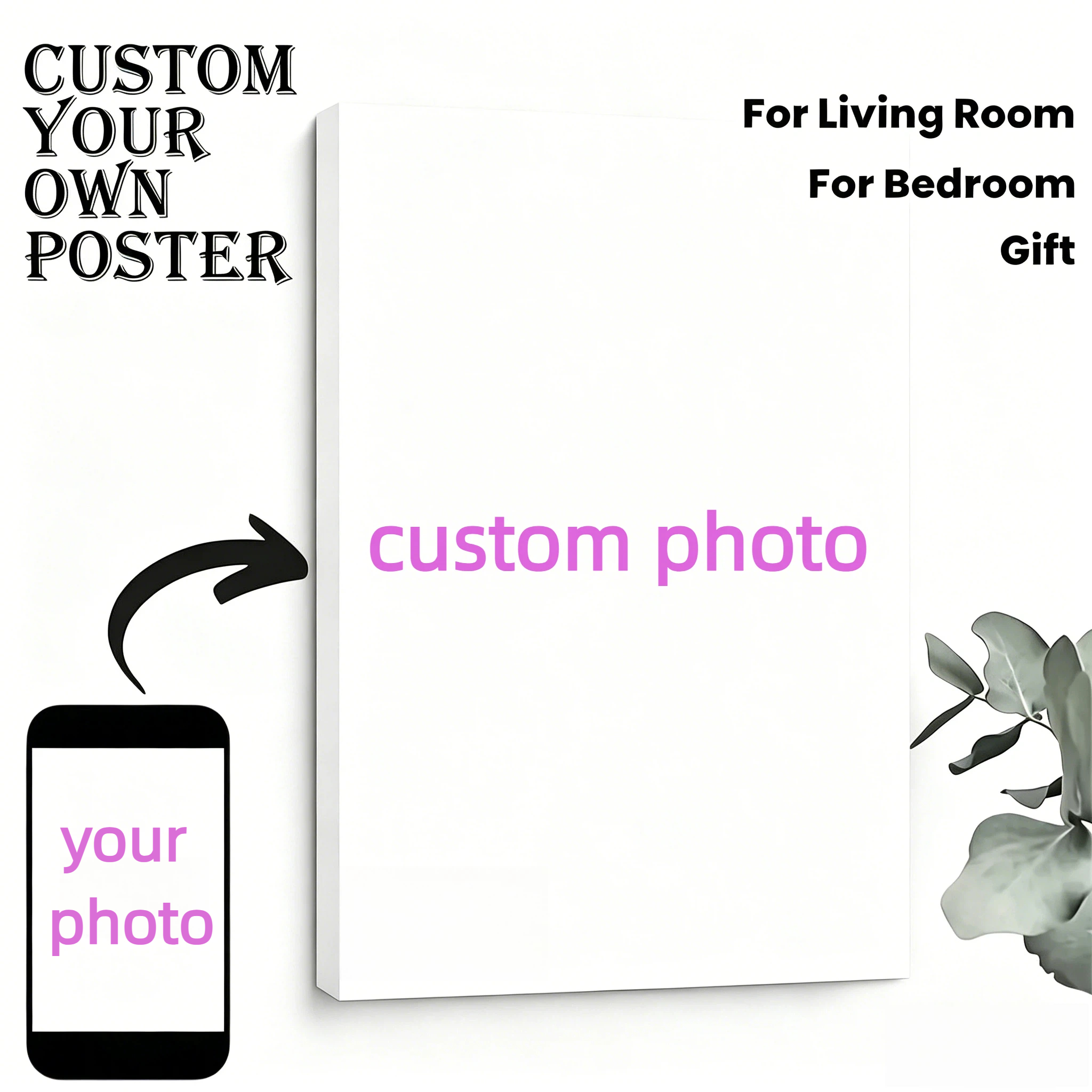 Custom Personal Photo Canvas W - Photography Gallery avaliação e preço