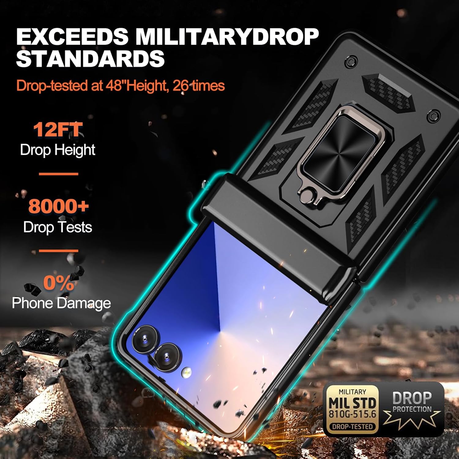 Case For Samsung Galaxy Z Flip - Photography Of War avaliação e preço