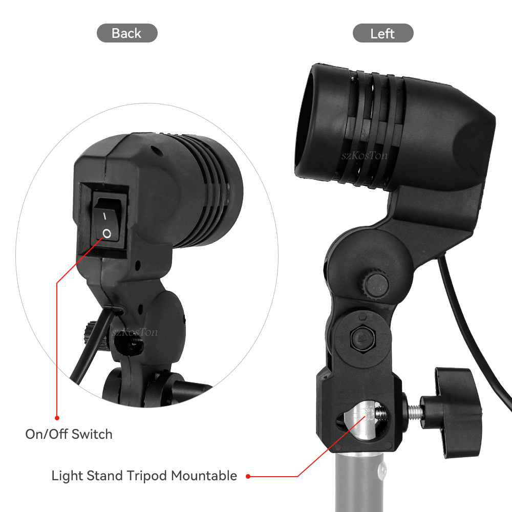 Single Head Bulb Holder E27 So - Photography Bulb avaliação e preço