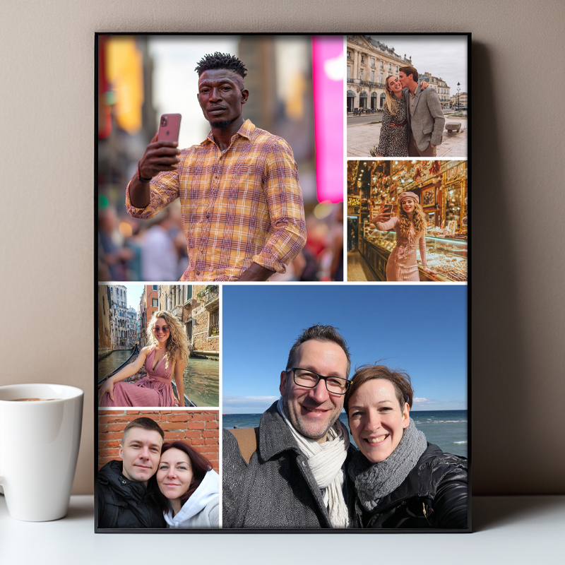 1 piece collage multi-photo cu - Photography Poster avaliação e preço