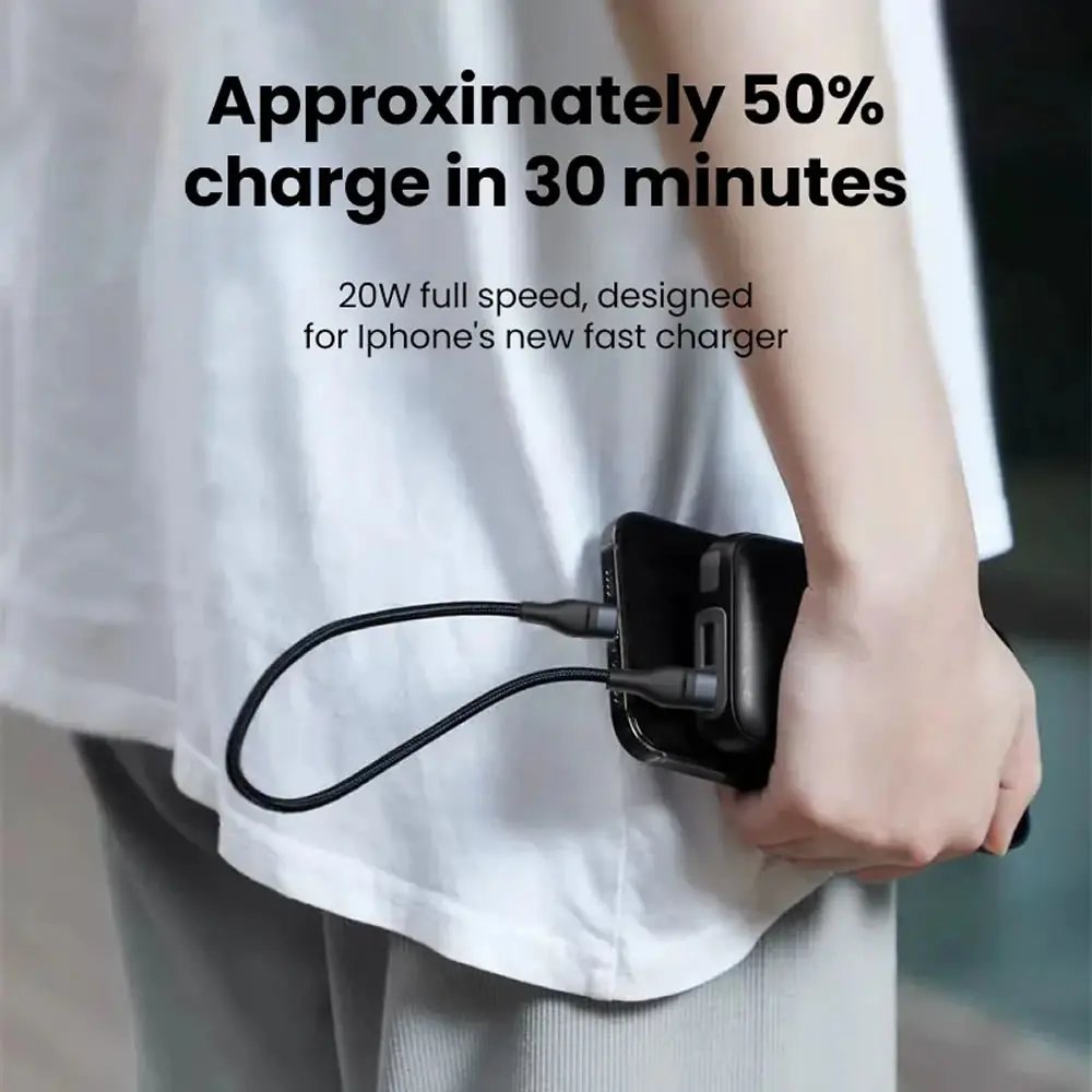 65W PD Short USB C Cable Fast  - Photography Kit Xiaomi avaliação e preço