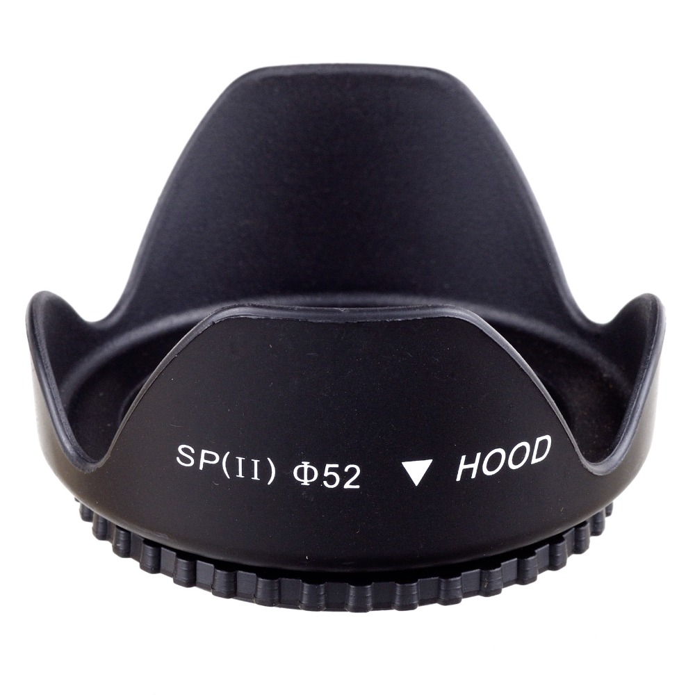 Universal Lens Hood 49mm 52mm  - Lens Hood Petal avaliação e preço