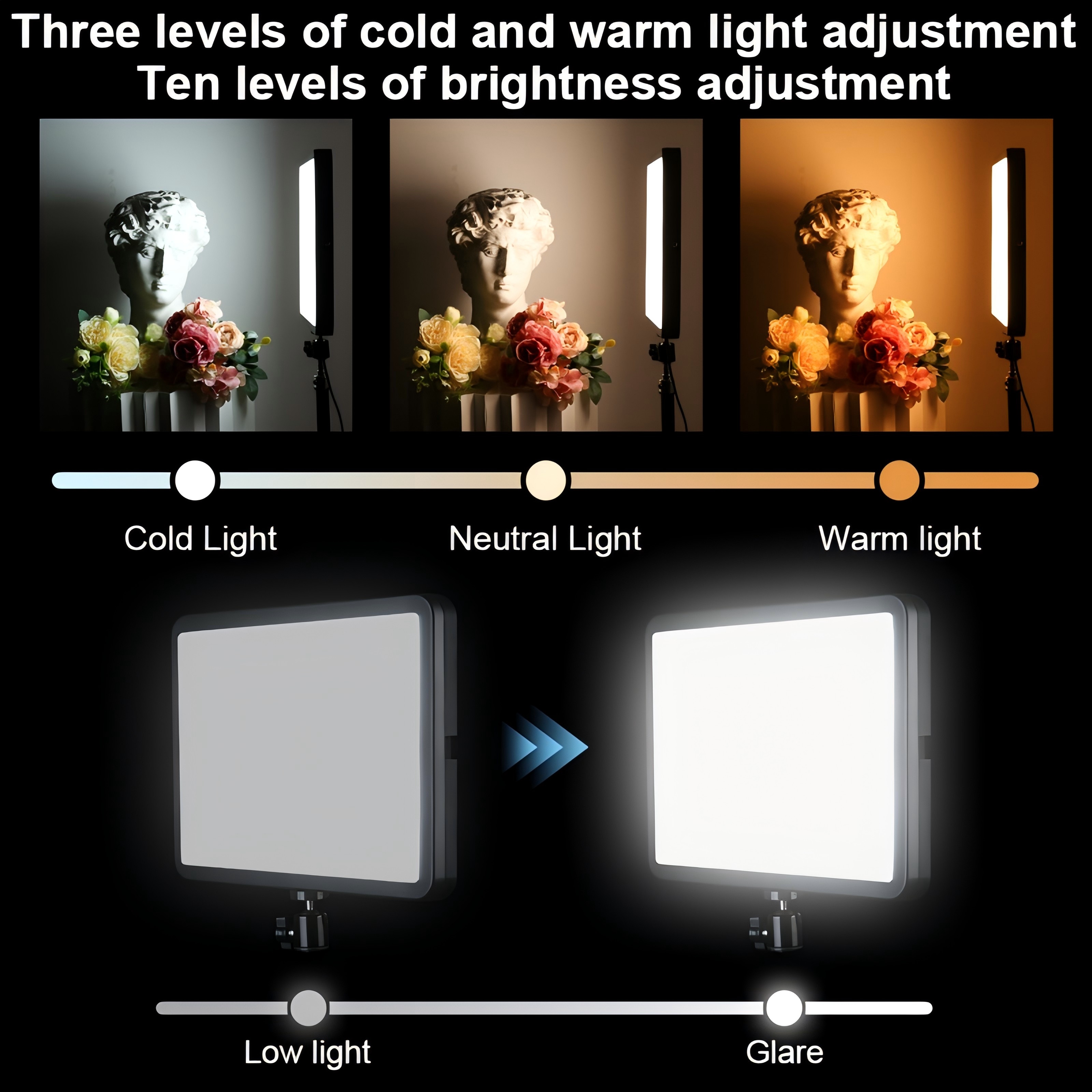 1pc LED Studio Video Light, 28 - Photography Yoga avaliação e preço