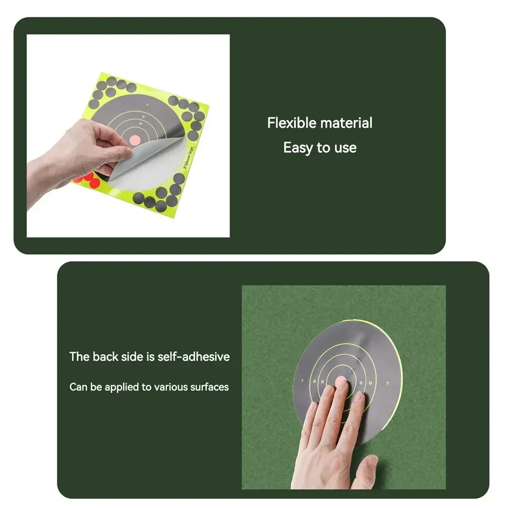 100pcs Paper Target Stickers A - Photography Training avaliação e preço