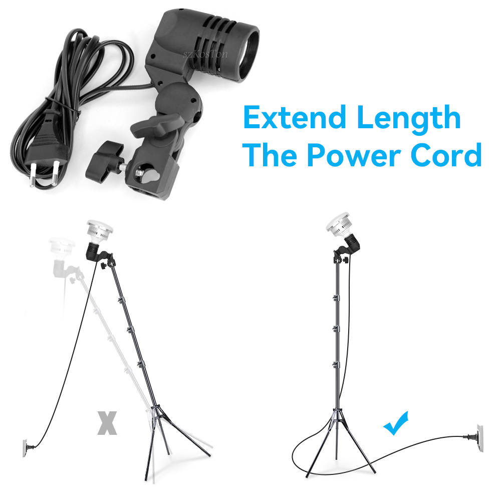 2PCS/1PC E27 Single Head Bulb  - Photography Bulb avaliação e preço