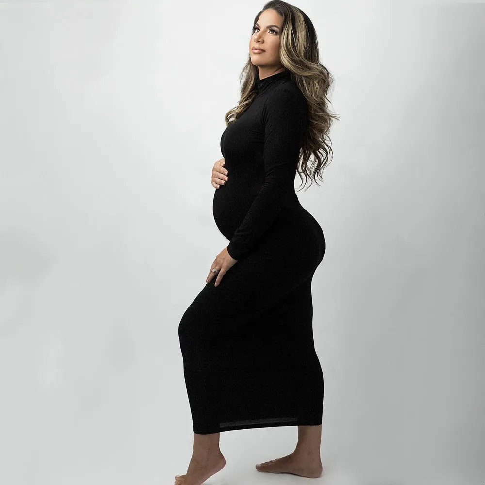 Black Skinny Dress Maternity P - Photography Club avaliação e preço