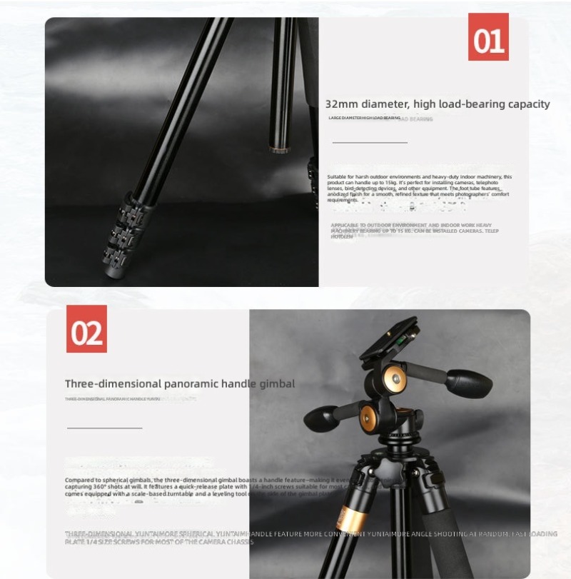 Q620 aluminum alloy camera tri - Photography Camera avaliação e preço