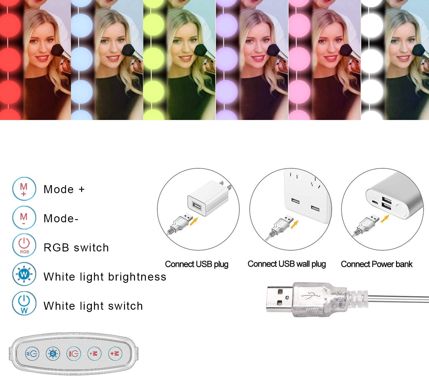 RGB Colorful DIY Hollywood Van - Photography Bulb avaliação e preço