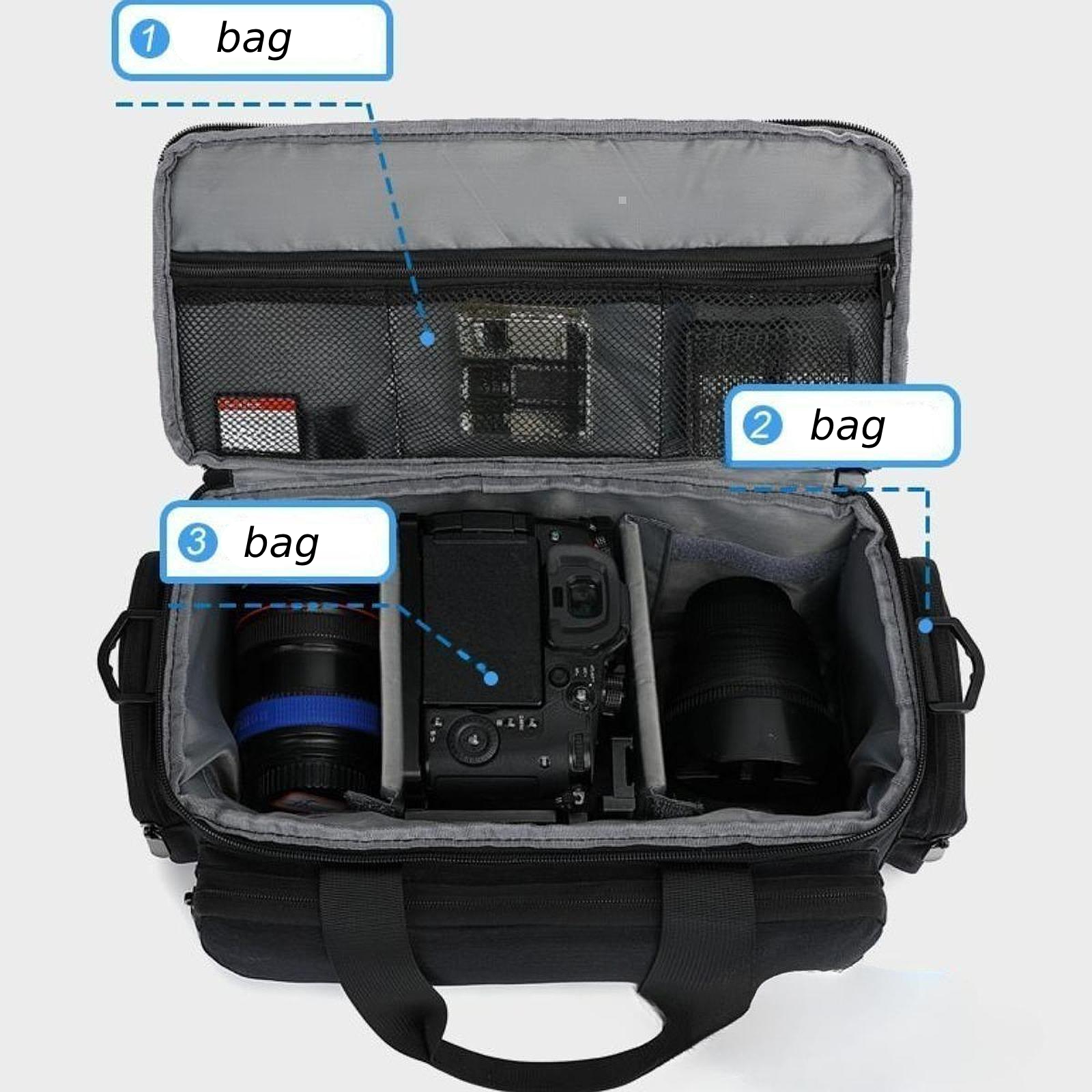Professional Camera Bag for Ni - Photography Camera avaliação e preço