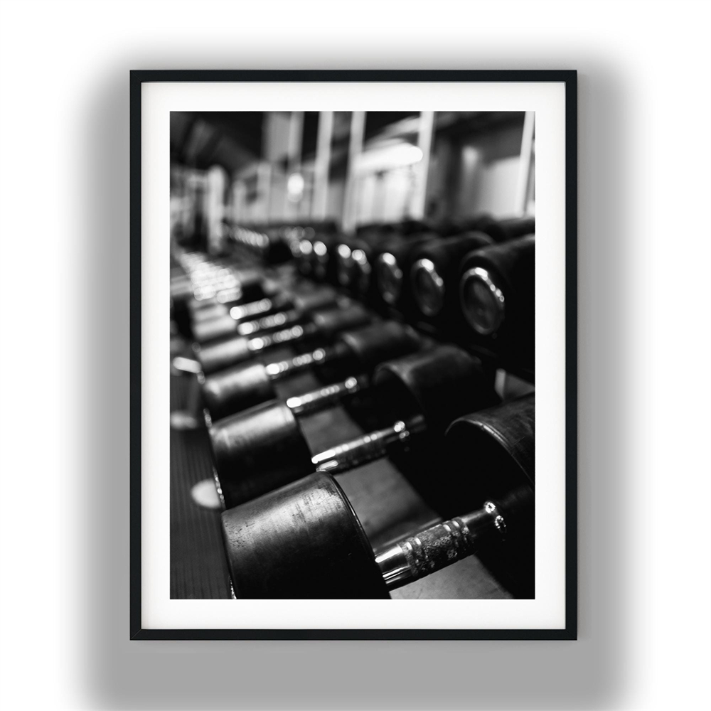 Black and White Boxing Poster  - Photography Training avaliação e preço