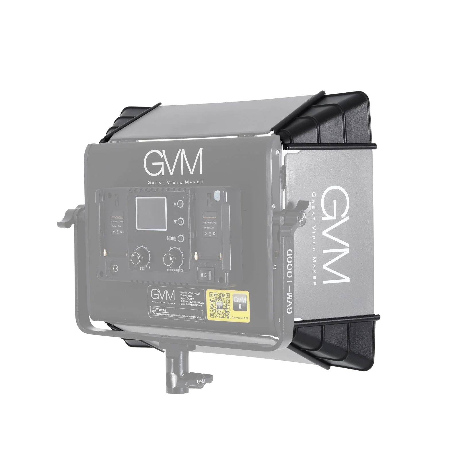 GVM Softbox Diffuser for 1000D - Video Led Light Panel avaliação e preço