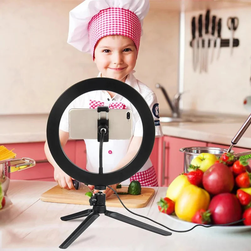 Dimmable26cm LED Ring Light Ki - Photography Treatment avaliação e preço
