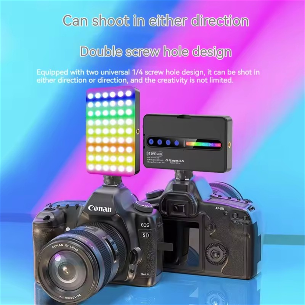 LED RGB Camera Light Full Colo - Video Led Light Panel avaliação e preço