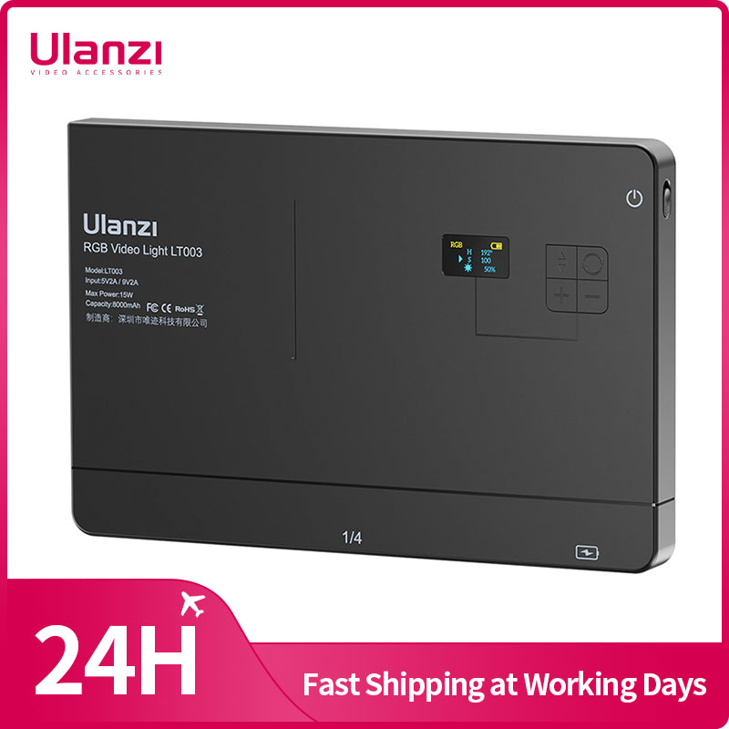 Ulanzi LT003 15W RGB Video Lig - Video Led Light Panel avaliação e preço