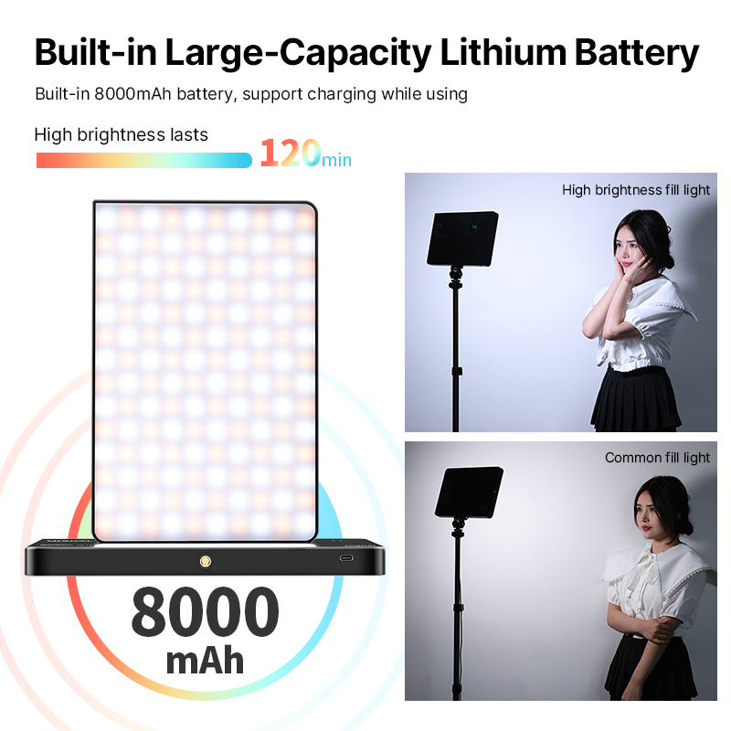 Ulanzi LT003 15W RGB Video Lig - Video Led Light Panel avaliação e preço