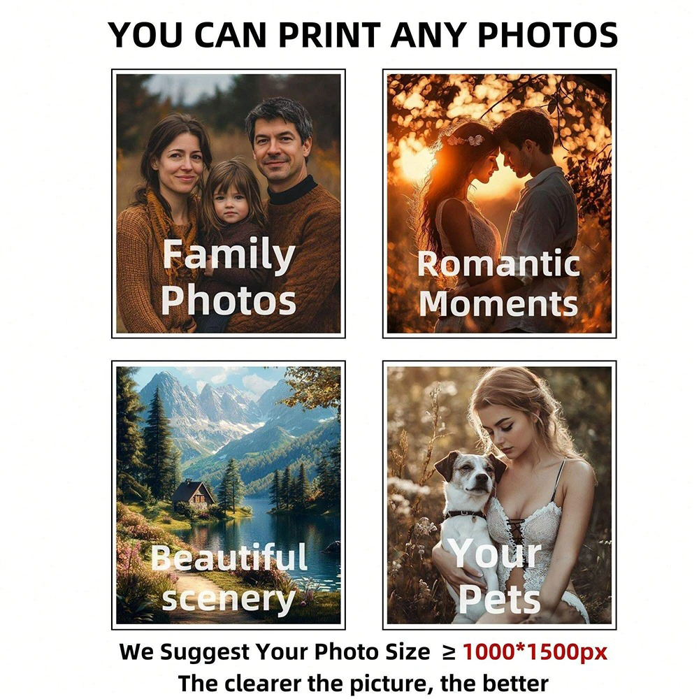 1pc Frameless Personalize Cust - Photography Gallery avaliação e preço