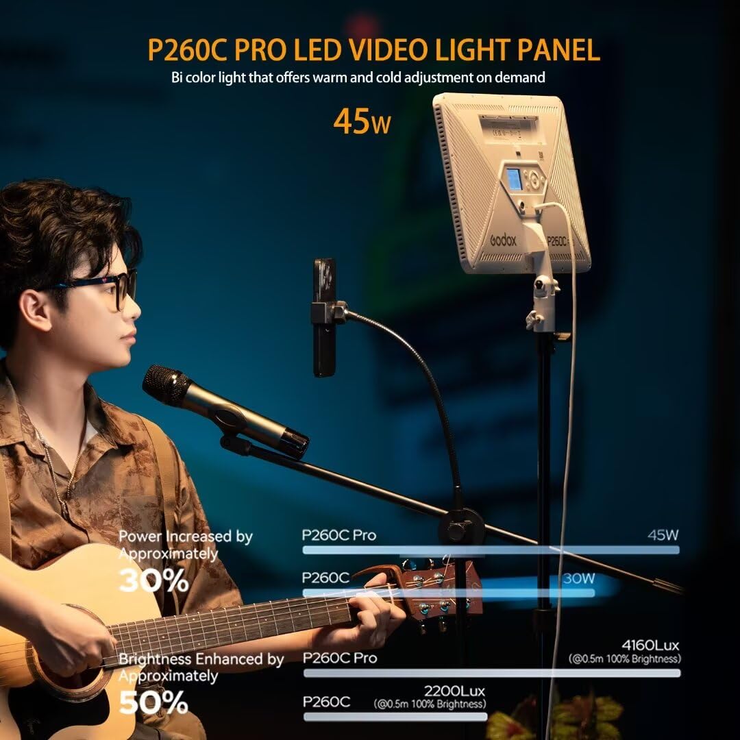 Godox P260C Pro LED Video Ligh - Video Led Light Panel avaliação e preço