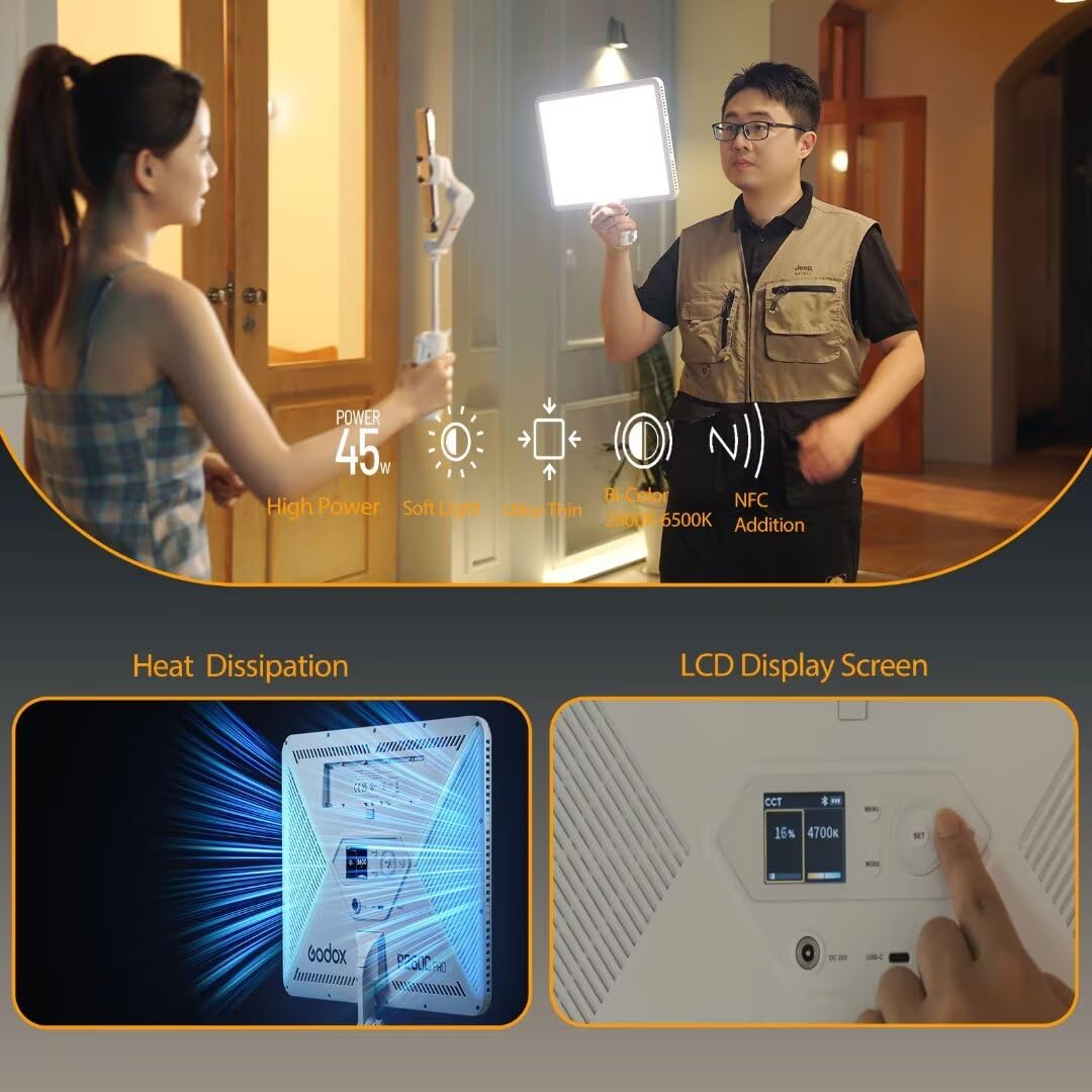 Godox P260C Pro LED Video Ligh - Video Led Light Panel avaliação e preço