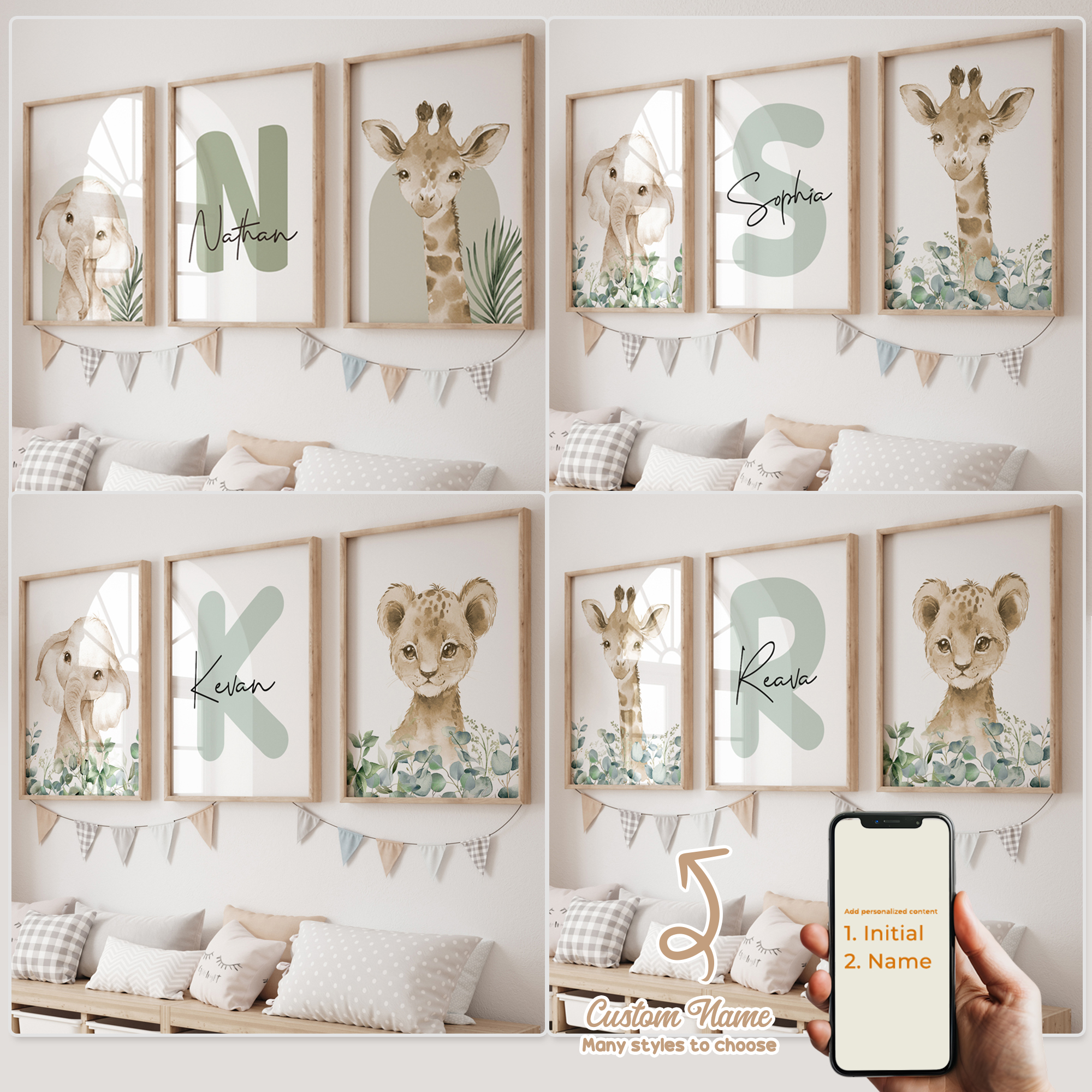 3pcs Personalized Custom Name  - Photography Gallery avaliação e preço