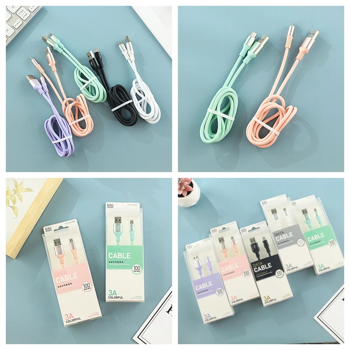 3A USB Cable Fast Charging USB - Photography Kit Xiaomi avaliação e preço