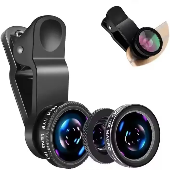 3in1 Clip-On Camera Lens for S - Photography Kit Xiaomi avaliação e preço