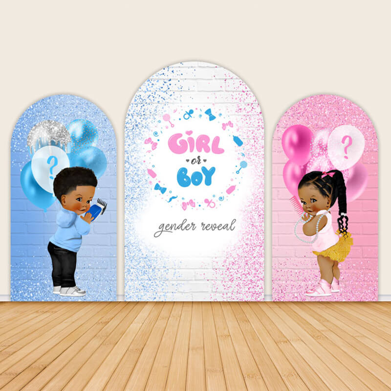 LS Gender Reveal Party Arch Co - Photography Questions avaliação e preço