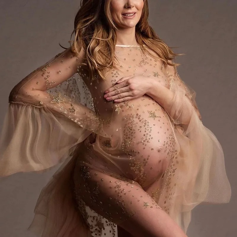 Pregnant Women Mini Dress For  - Photography Club avaliação e preço