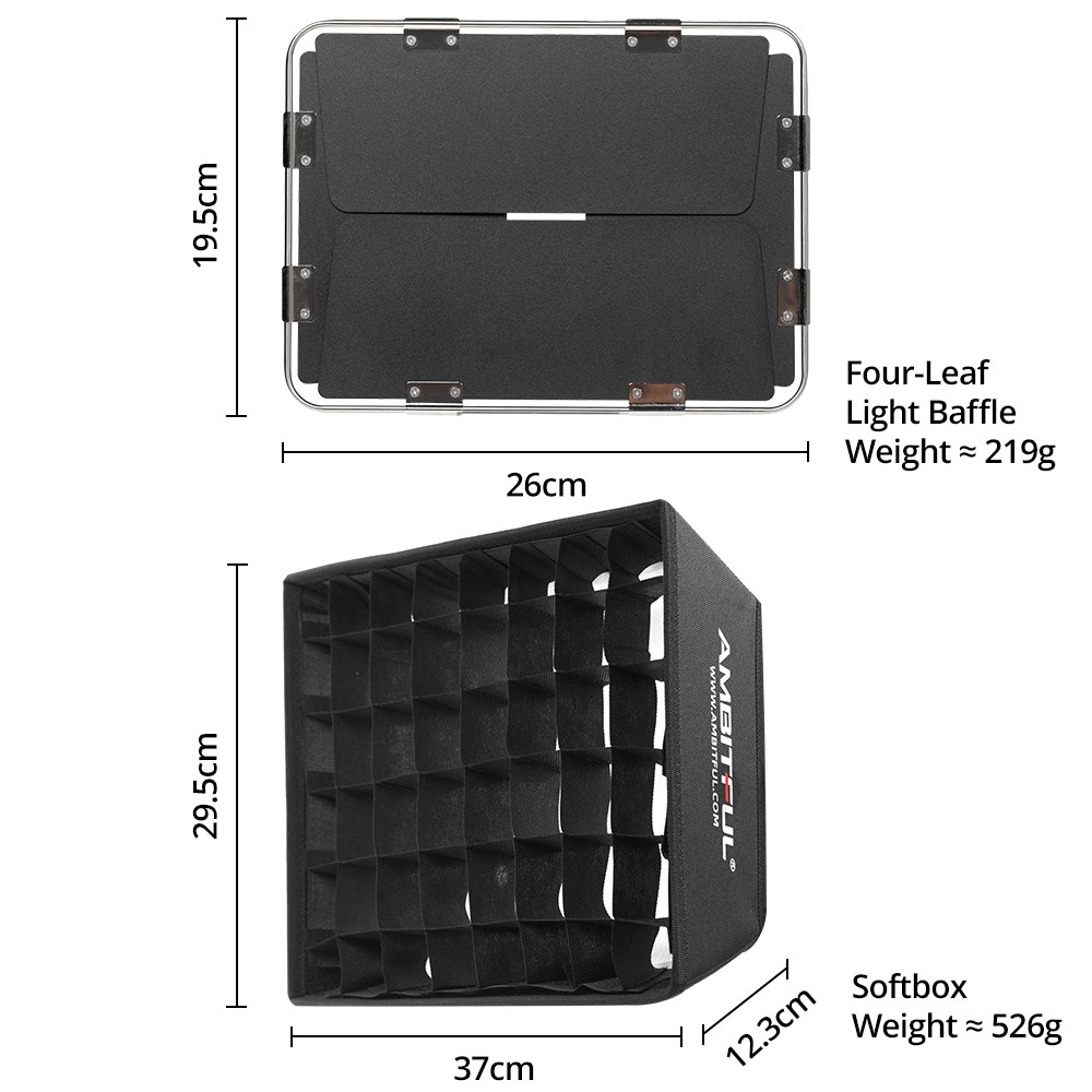 AMBITFUL P35R LED Video Panel  - Video Led Light Panel avaliação e preço