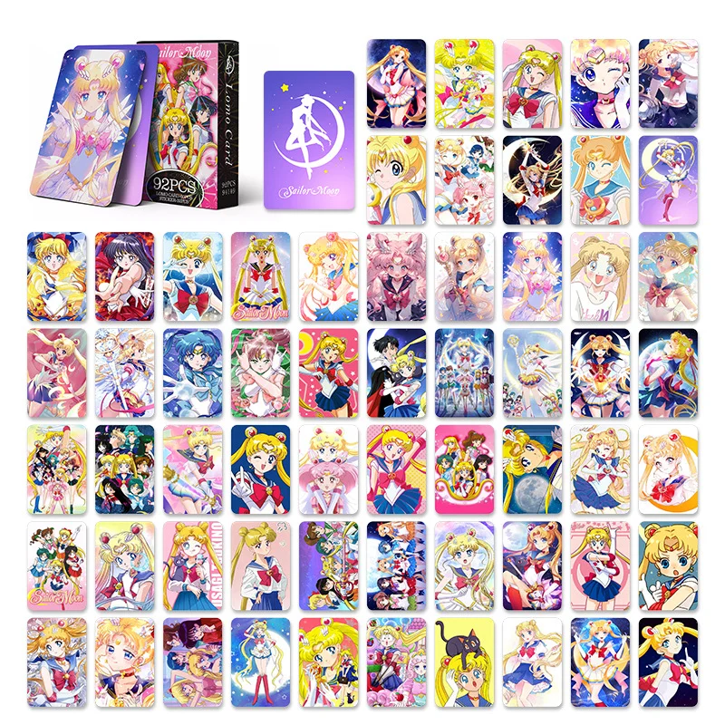 92pcs Sailor Moon New Lomo Car - Photography Gallery avaliação e preço