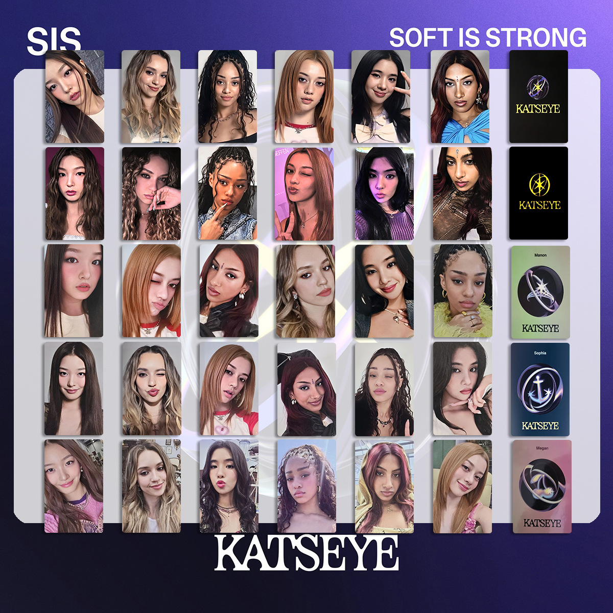 6Pcs/Set Kpop Idol KATSEYE New - Photography Portfolio avaliação e preço