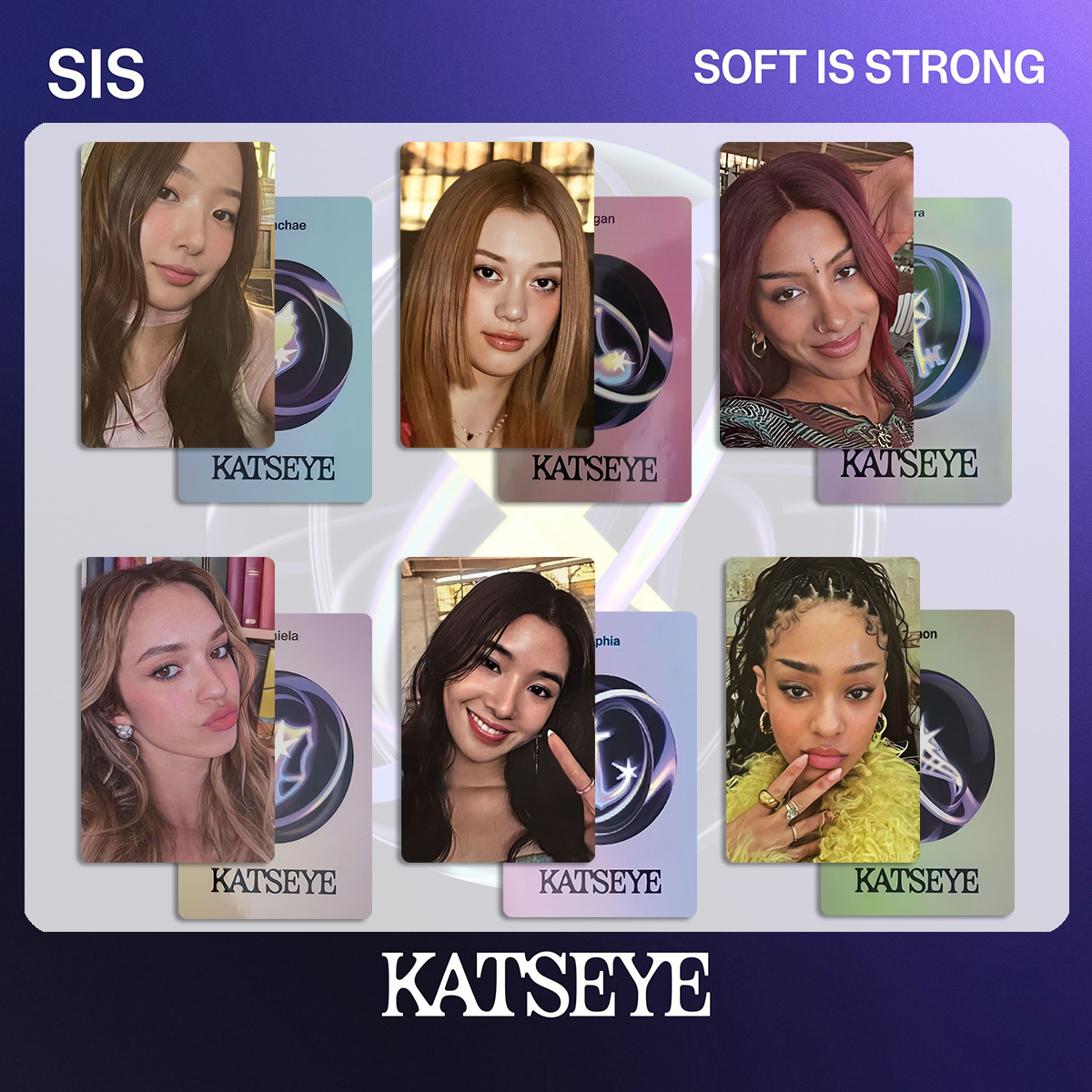 6Pcs/Set Kpop Idol KATSEYE New - Photography Portfolio avaliação e preço