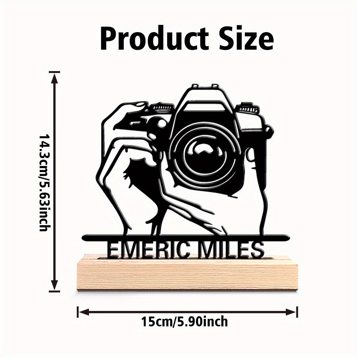 Personalized Emric Miles Camer - Photography Camera avaliação e preço
