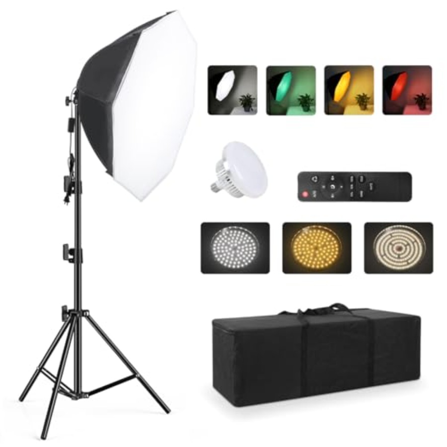 Continuous Lighting Kit for Ca - Photography Bulb avaliação e preço